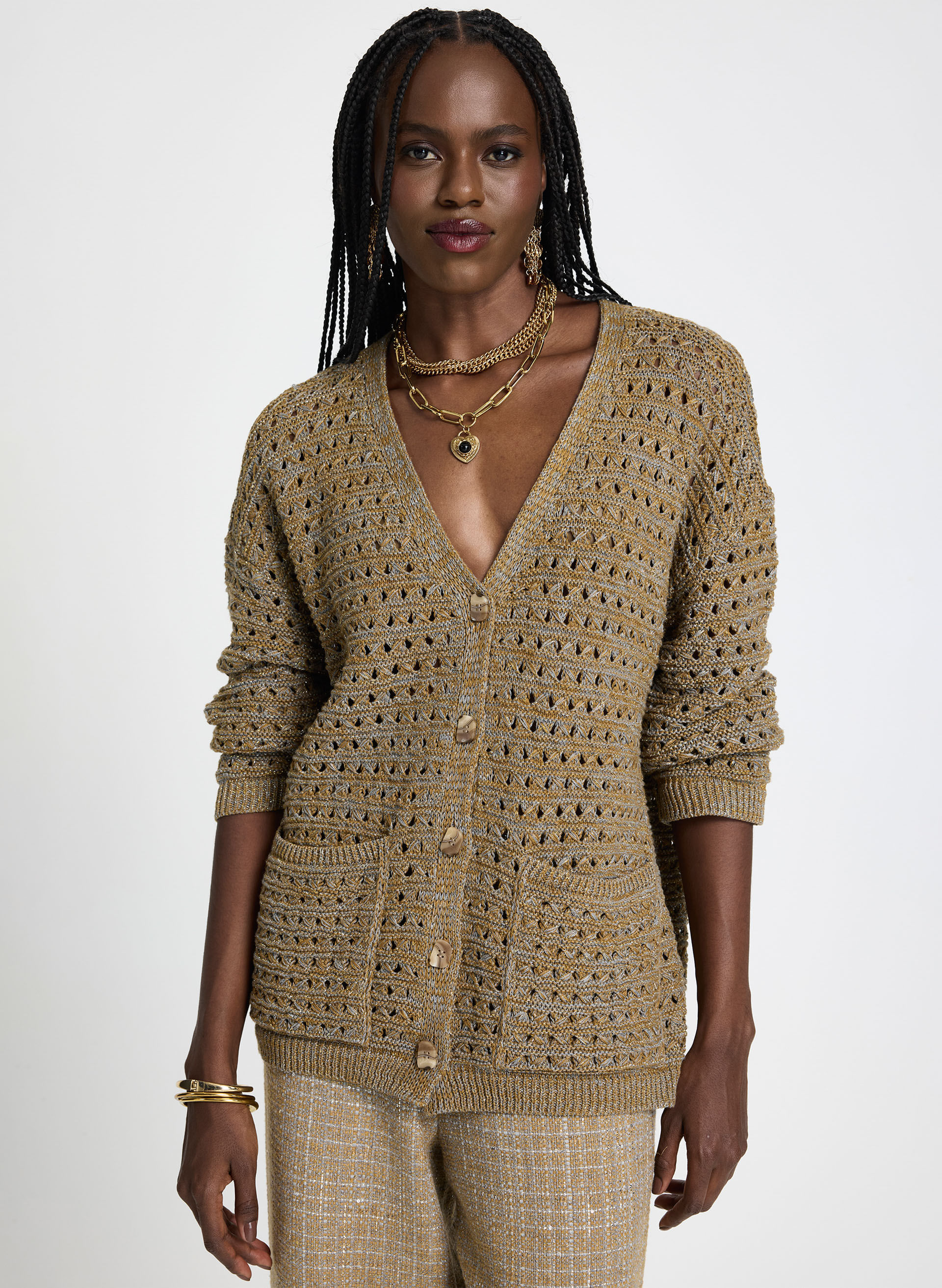 Casaco Le Lis Nelia Tricot Feminino