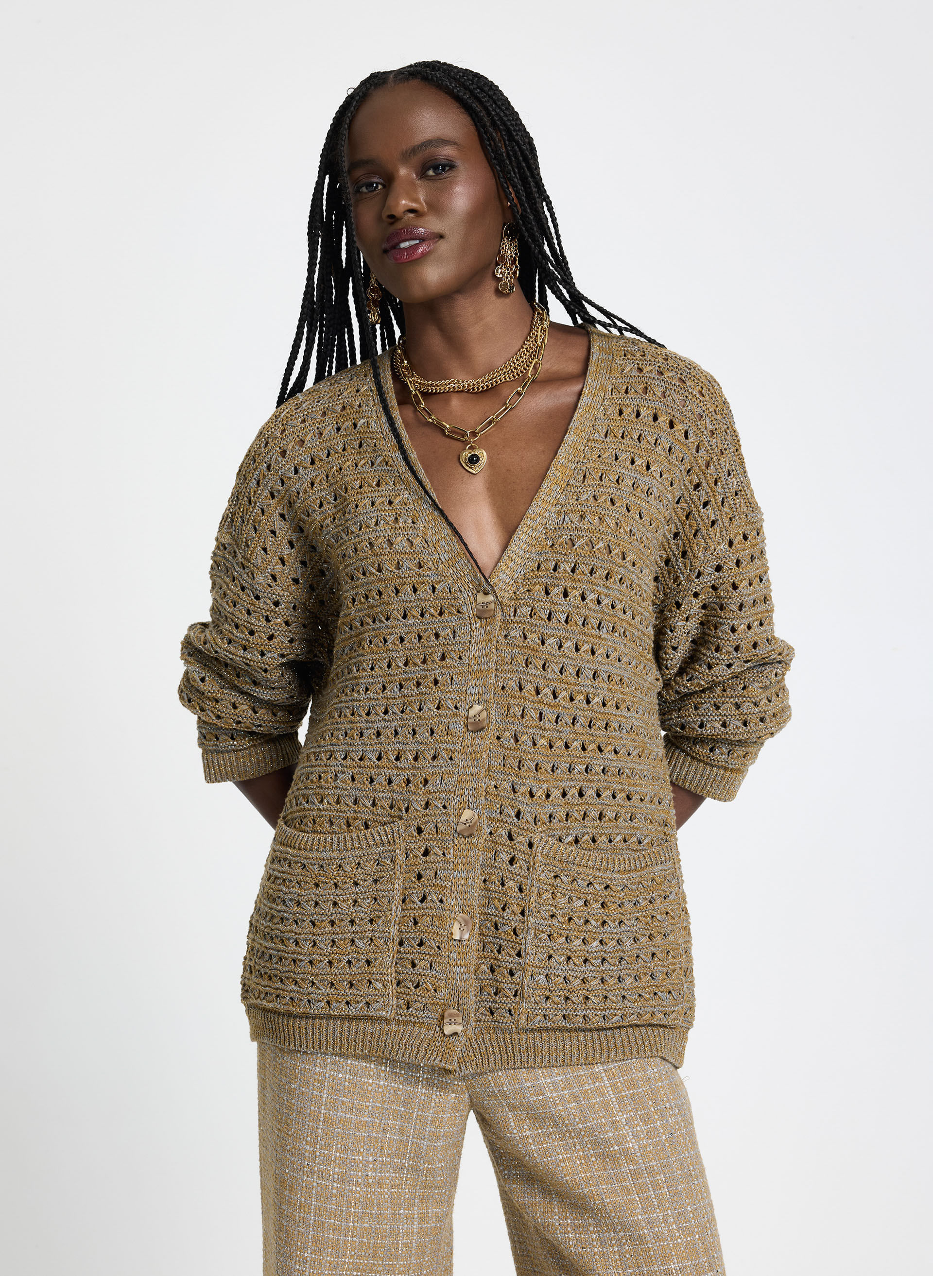 Casaco Le Lis Nelia Tricot Feminino