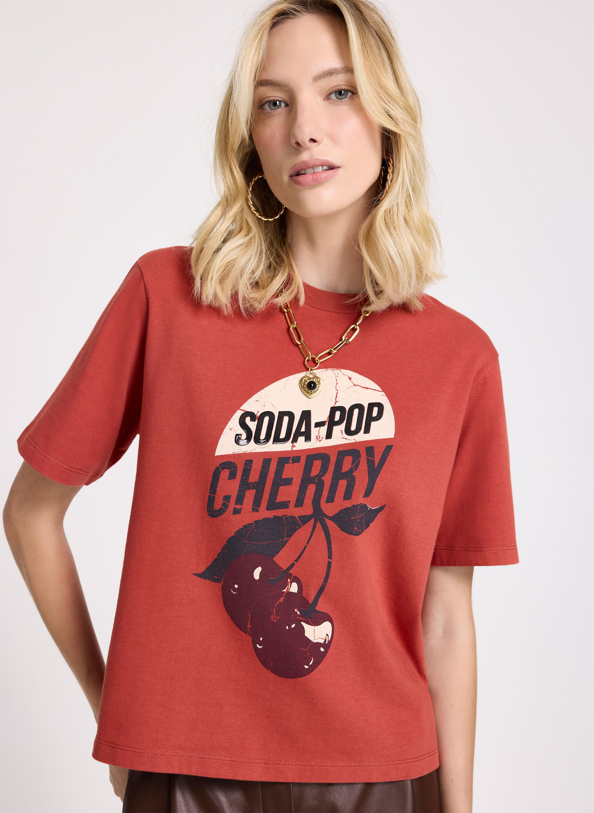 Blusa Le Lis Cherry Feminina