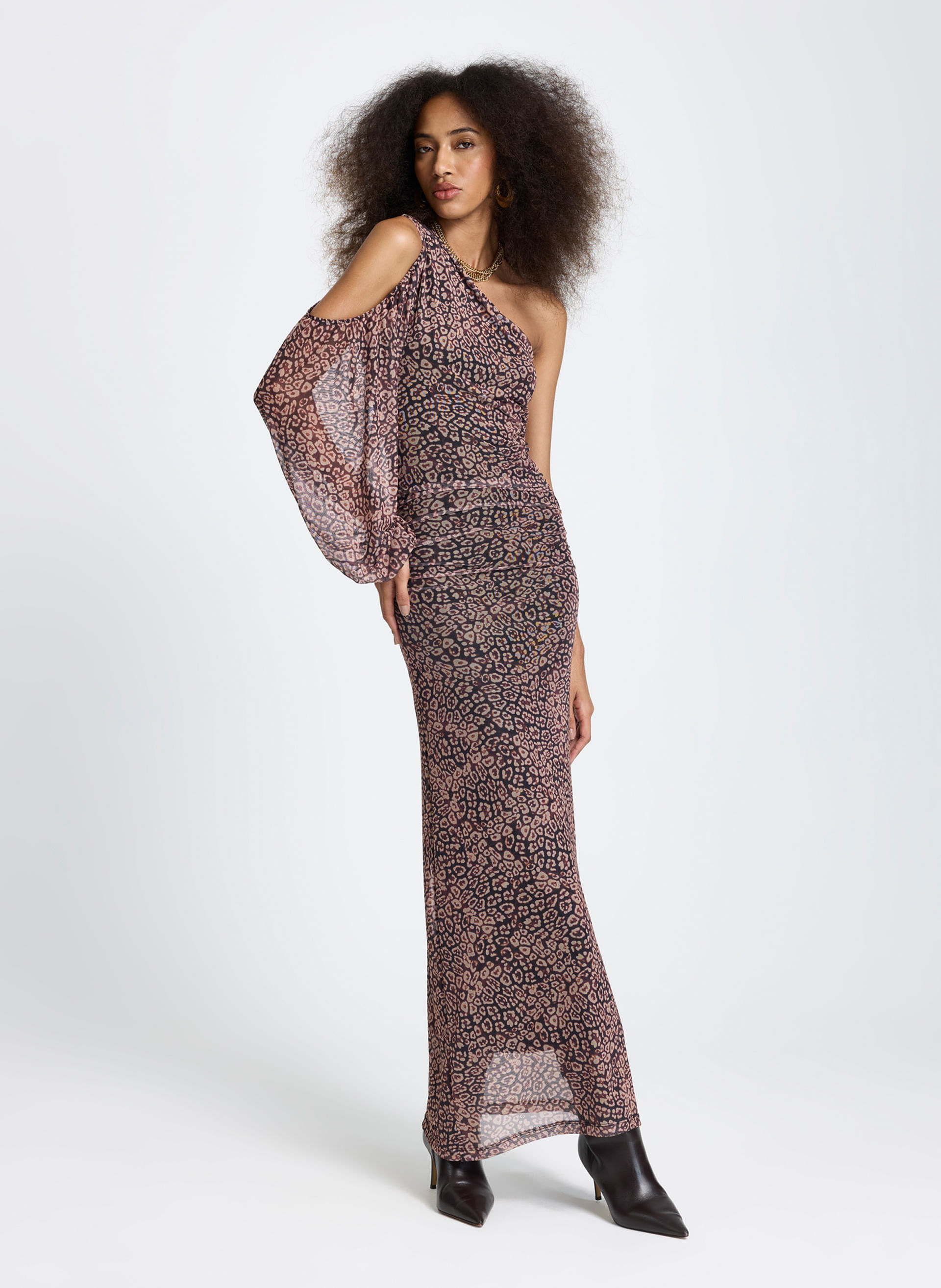 Vestido Le Lis Dalil Tule Feminino