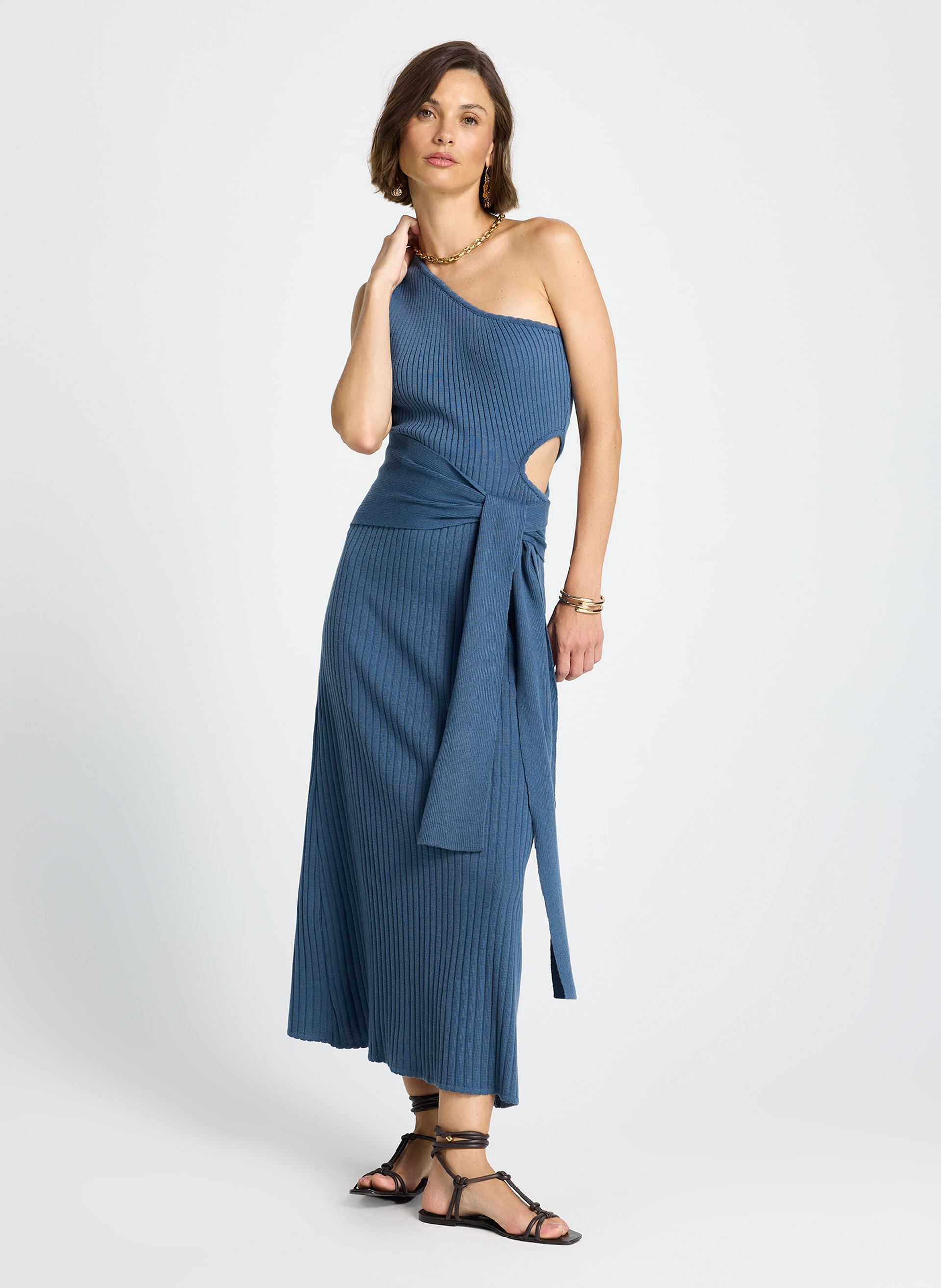 Vestido Le Lis Nat II Tricot Feminino