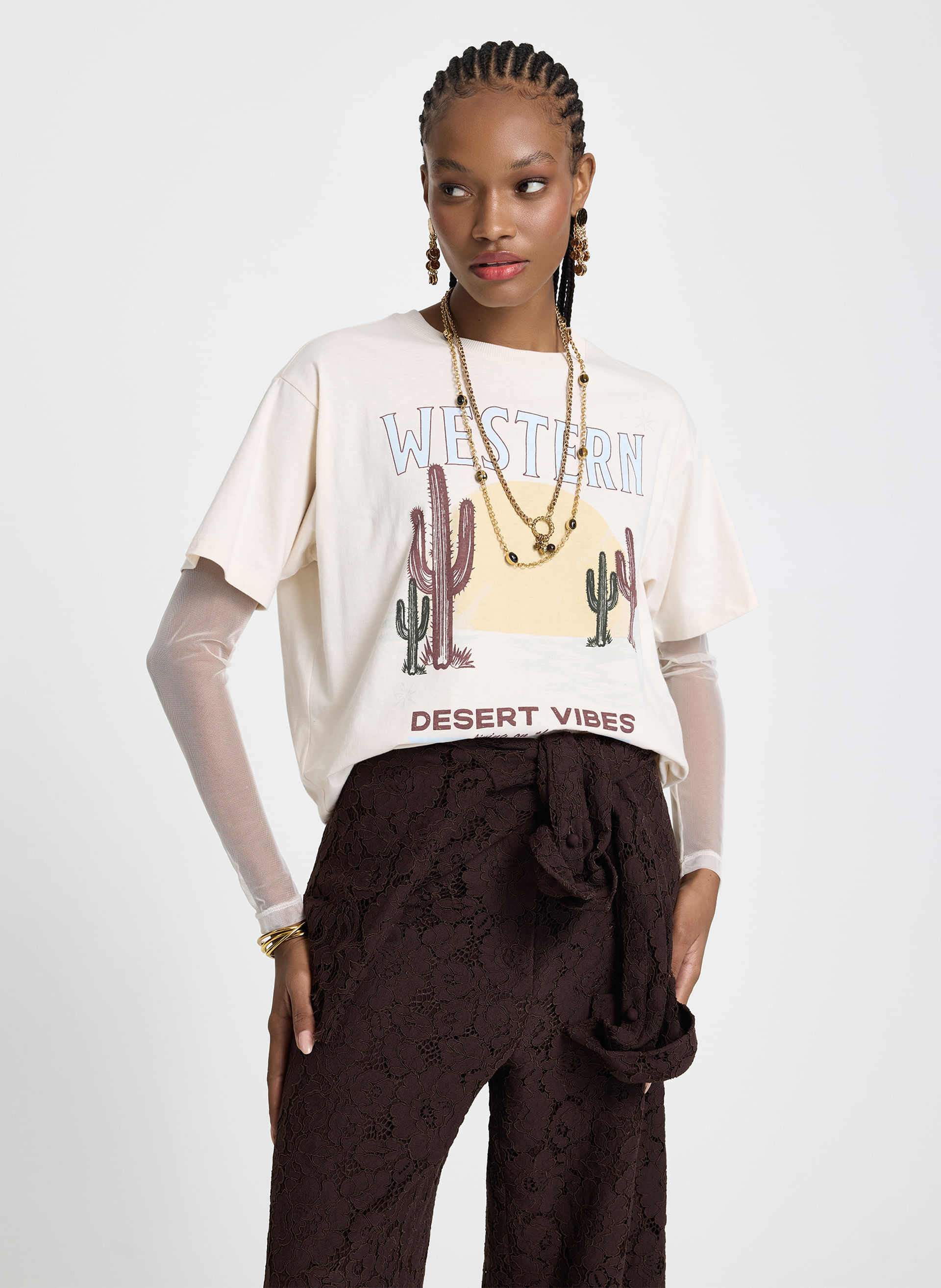 Blusa Le Lis Desert Vibes I Feminina