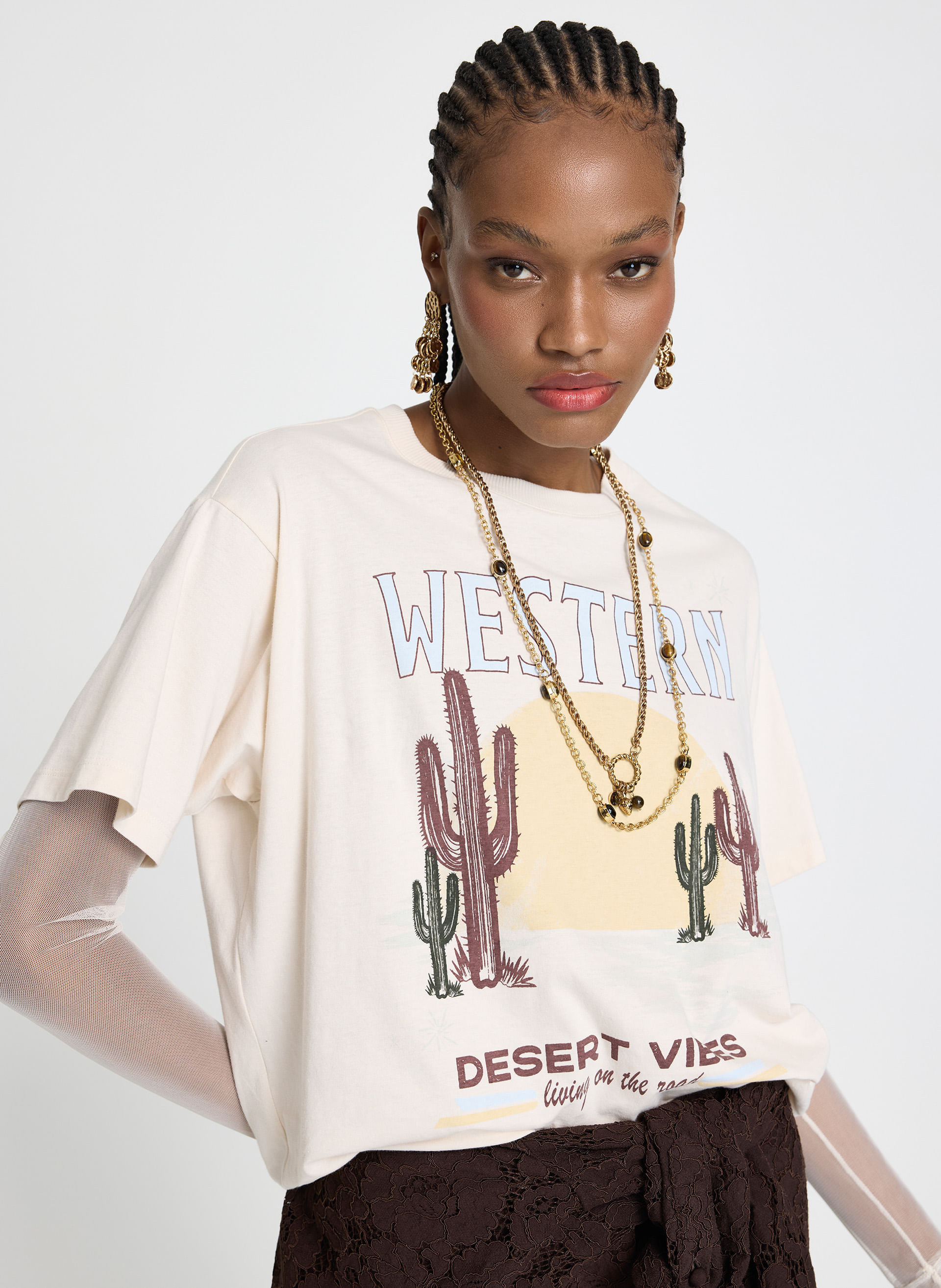 Blusa Le Lis Desert Vibes I Feminina