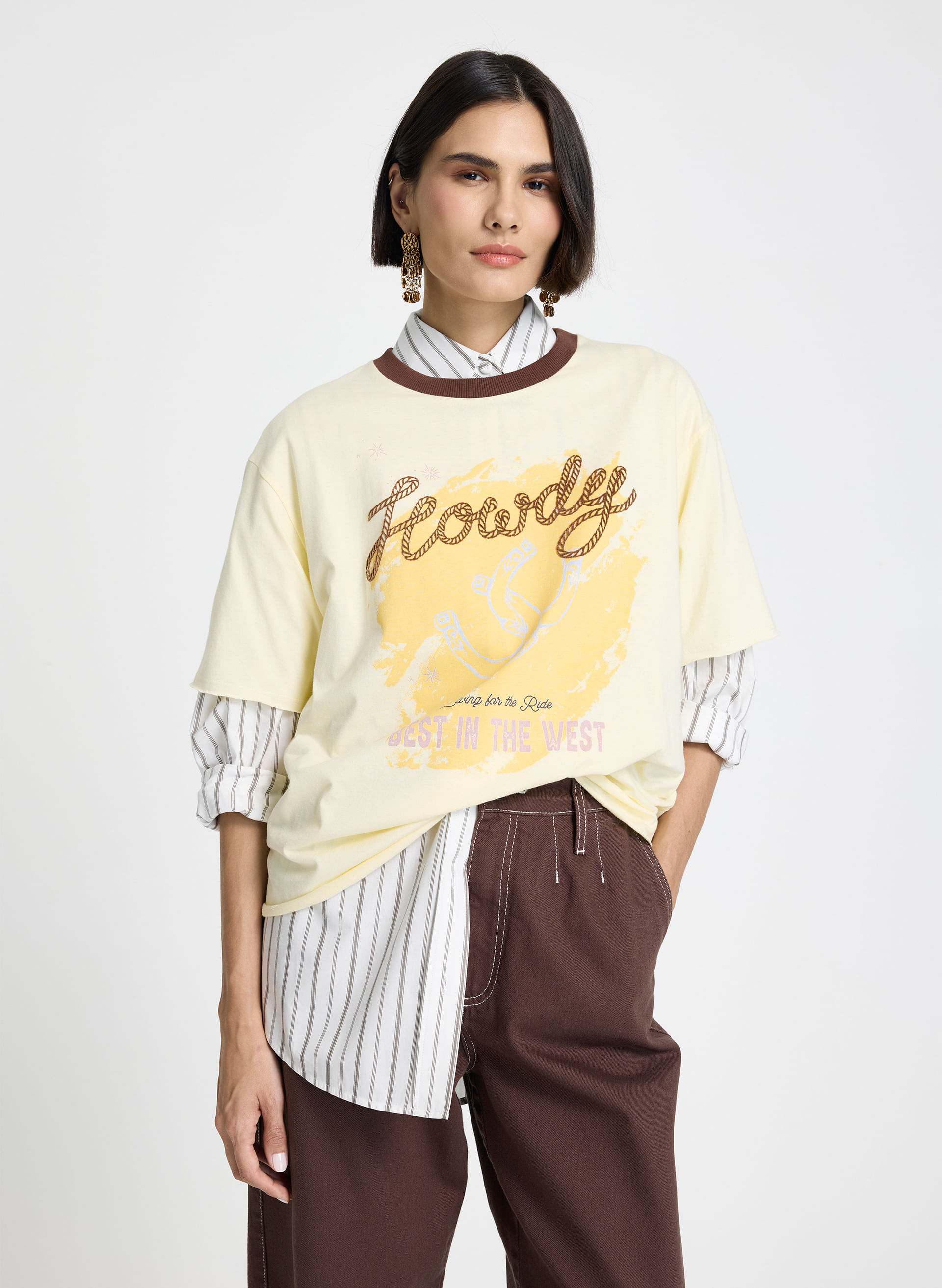 Blusa Le Lis Western Feminina