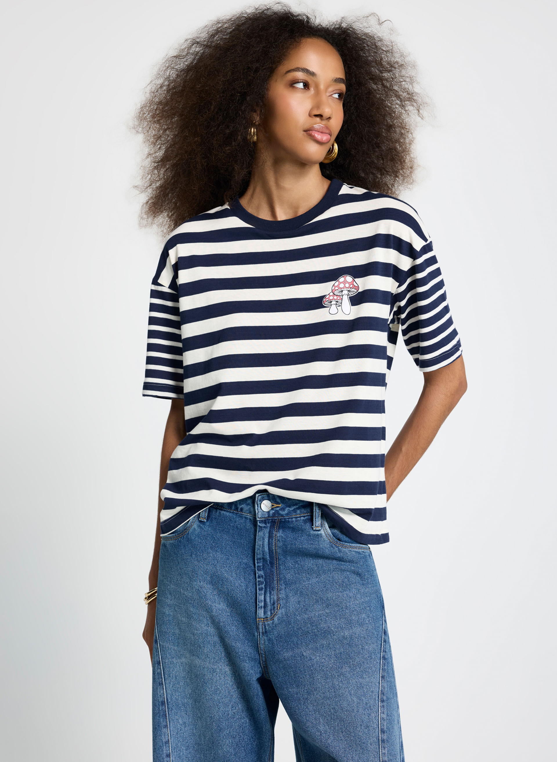 Blusa Le Lis Mush Icon Feminina