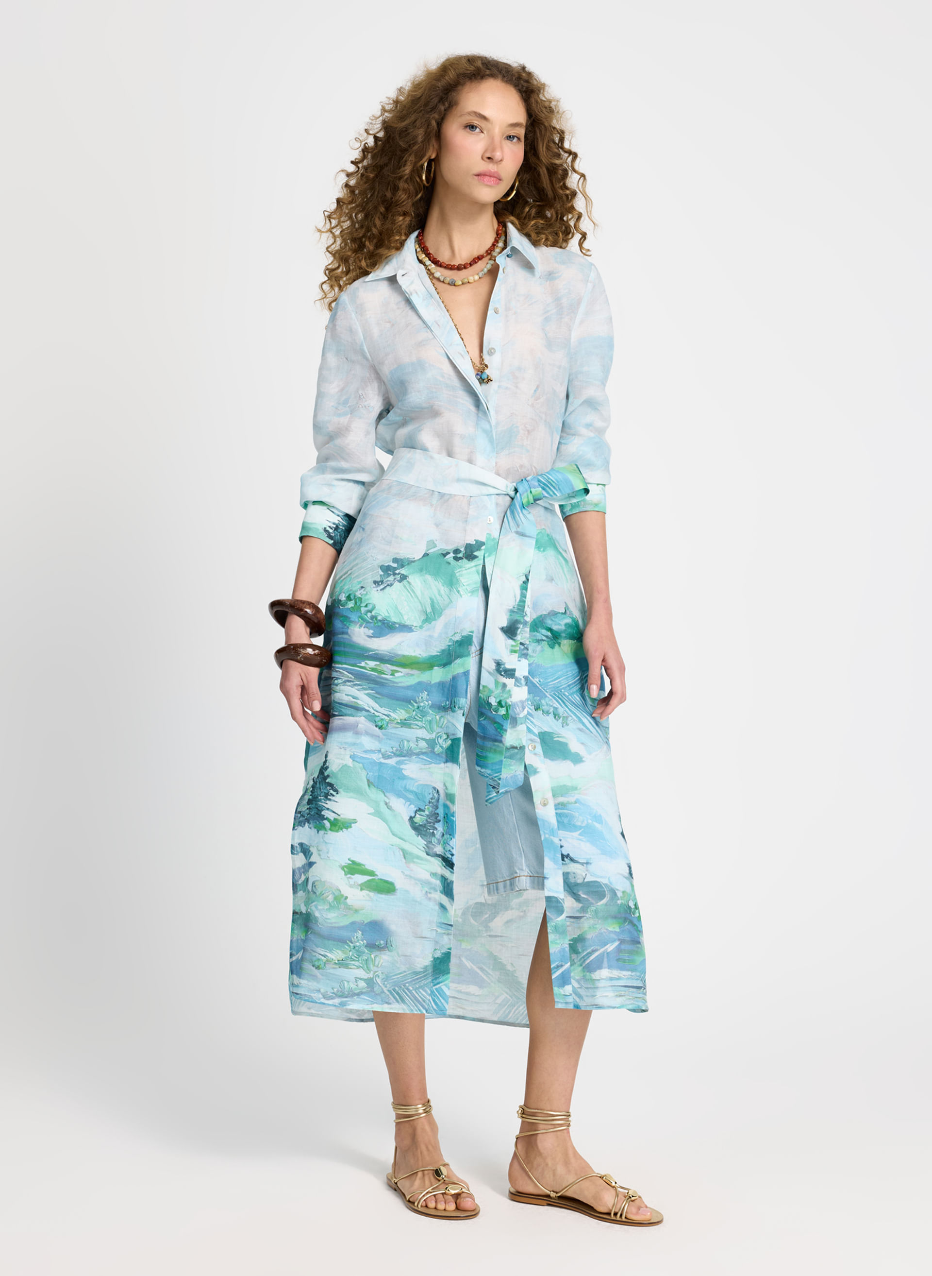 Chemise Le Lis Paisagem Feminino