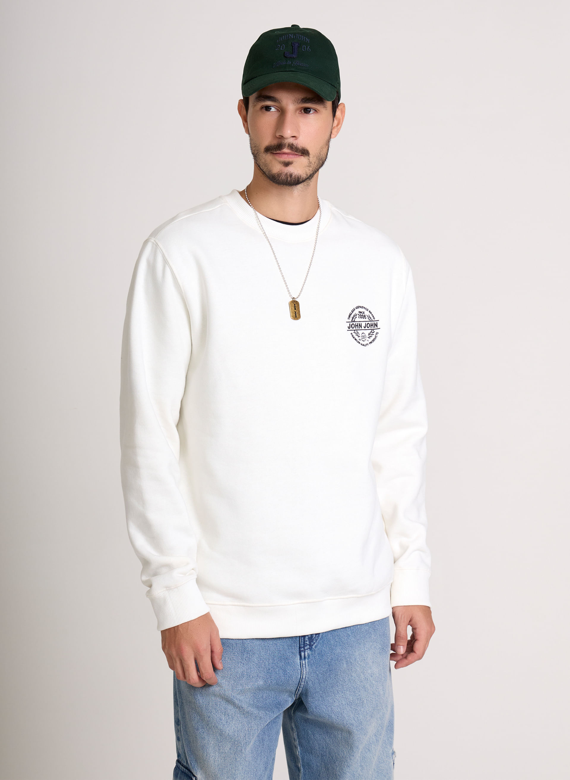 Casaco Regular Fit Aesthetic Off John John Masculino