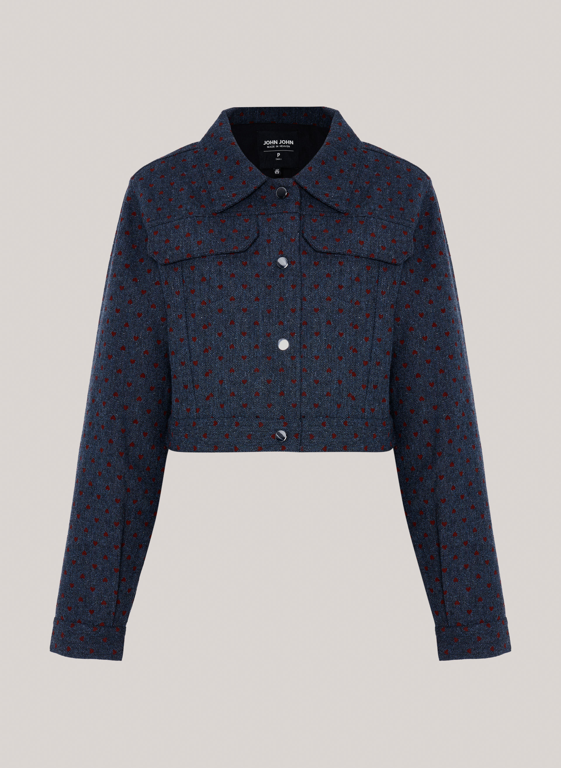 Casaco Cropped Lovers John John Feminino
