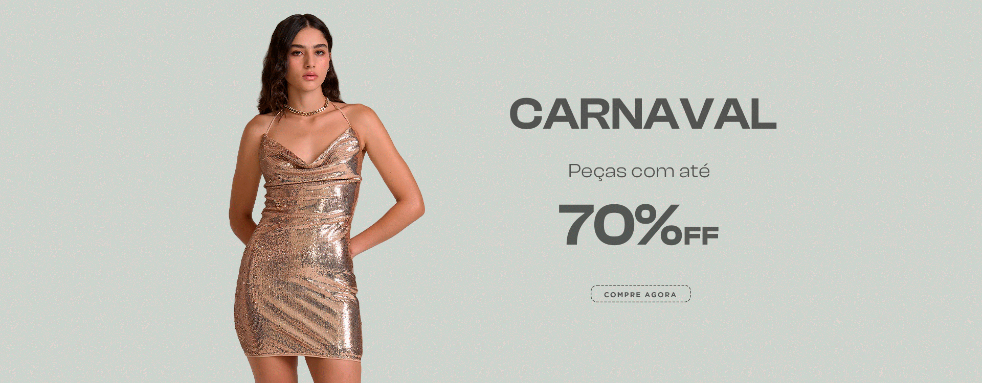 Carnaval com até 70% OFF