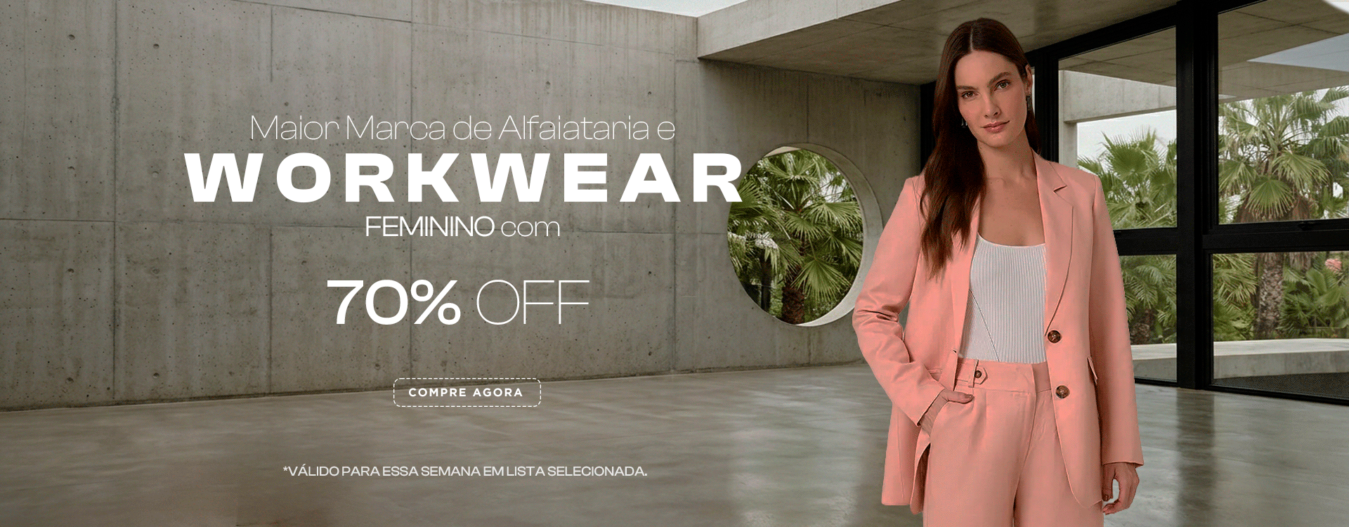 Alfaiataria e Workwear 70%OFF